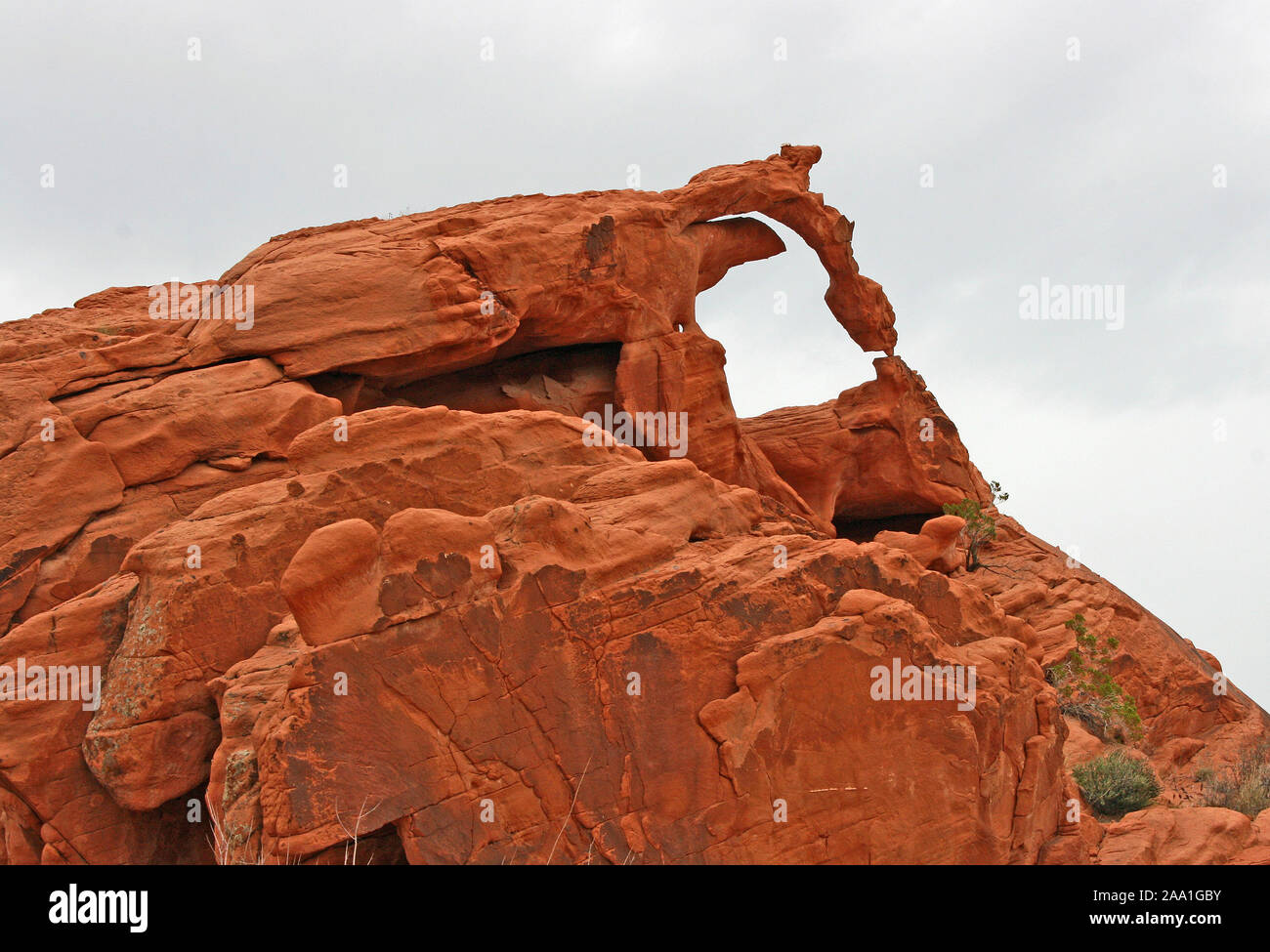 Ephemeral Arch, Nevada Stock Photo