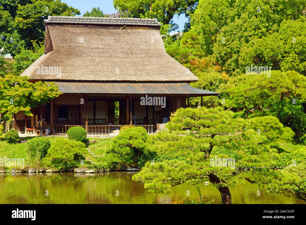 Traditional Japanese Old House Stock Photo Alamy