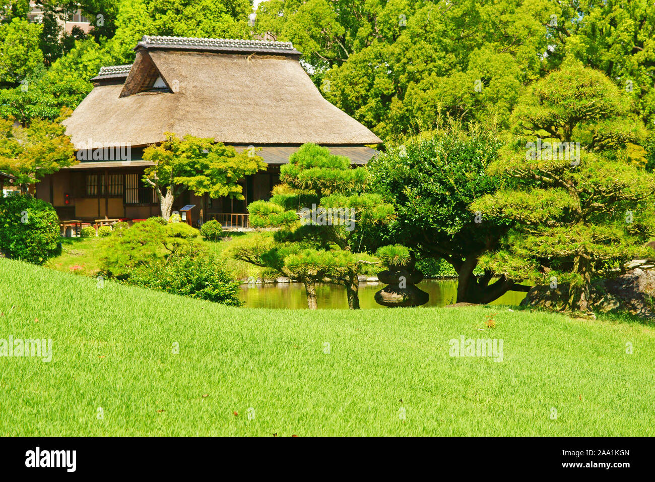 Traditional Japanese Old House Stock Photo Alamy