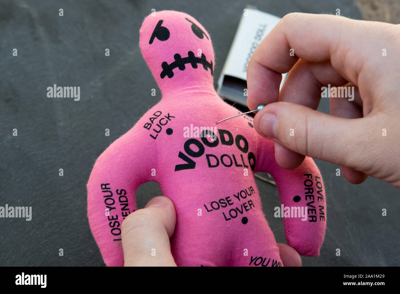 pink voodoo doll