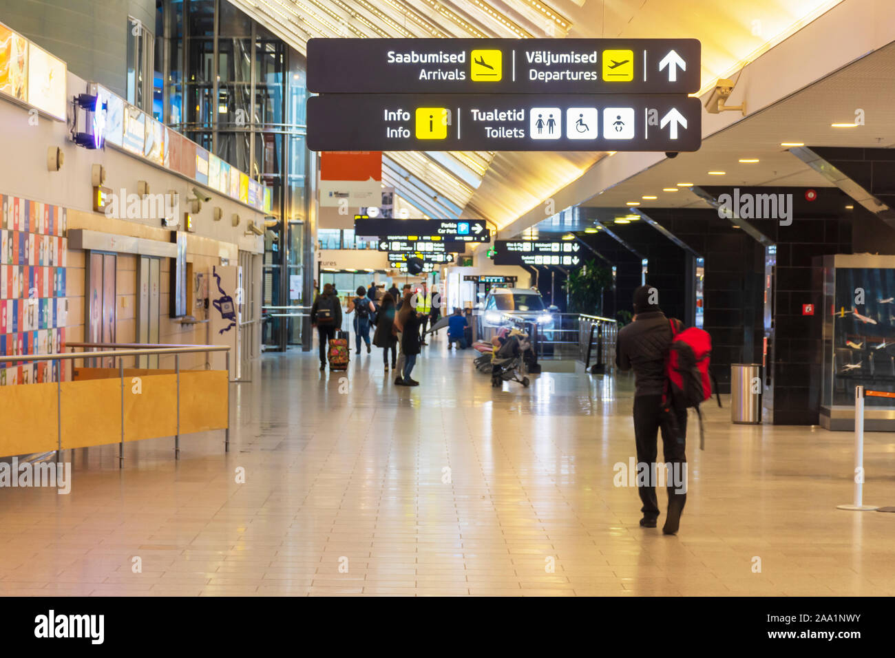 Lennart Meri Airport in Tallinn Estonia Stock Photo
