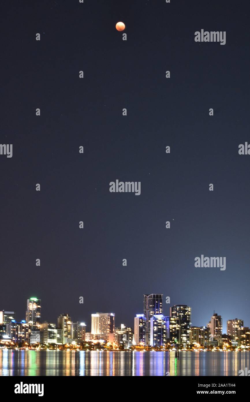 Super Blue Blood Moon Stock Photo - Alamy