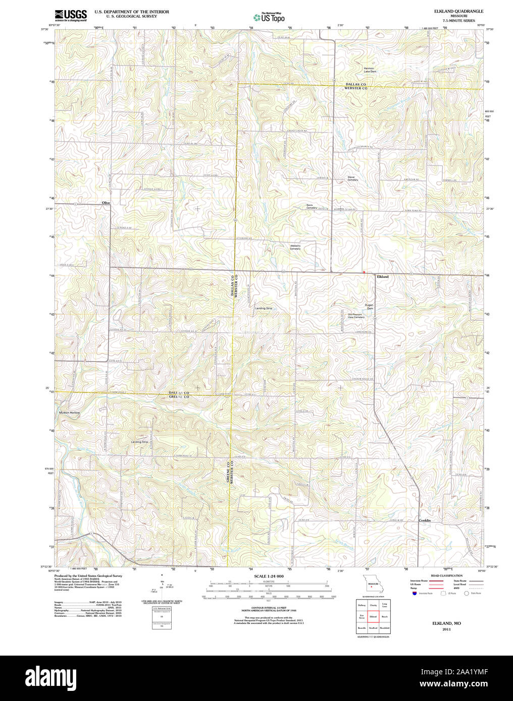 Map of elkland hi-res stock photography and images - Alamy