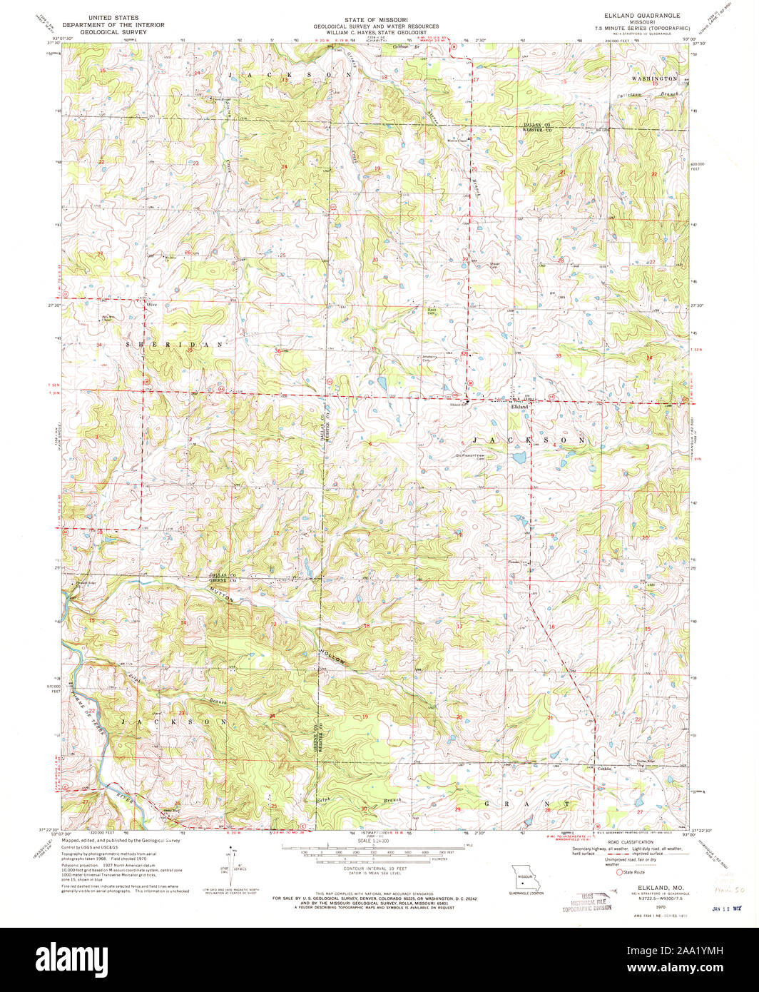 Map of elkland hires stock photography and images Alamy