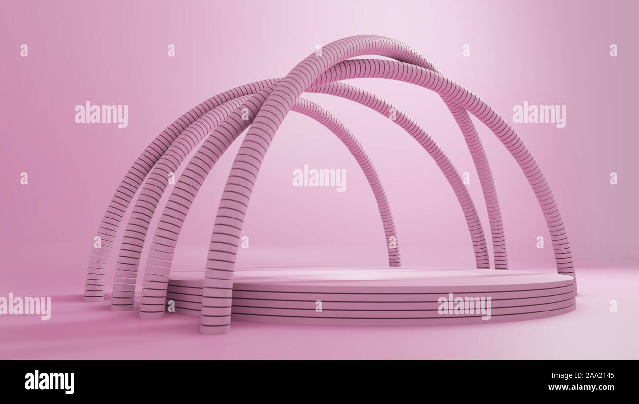 3D rendering, Abstract Geometric Background, Modern Minimalistic Mock ...