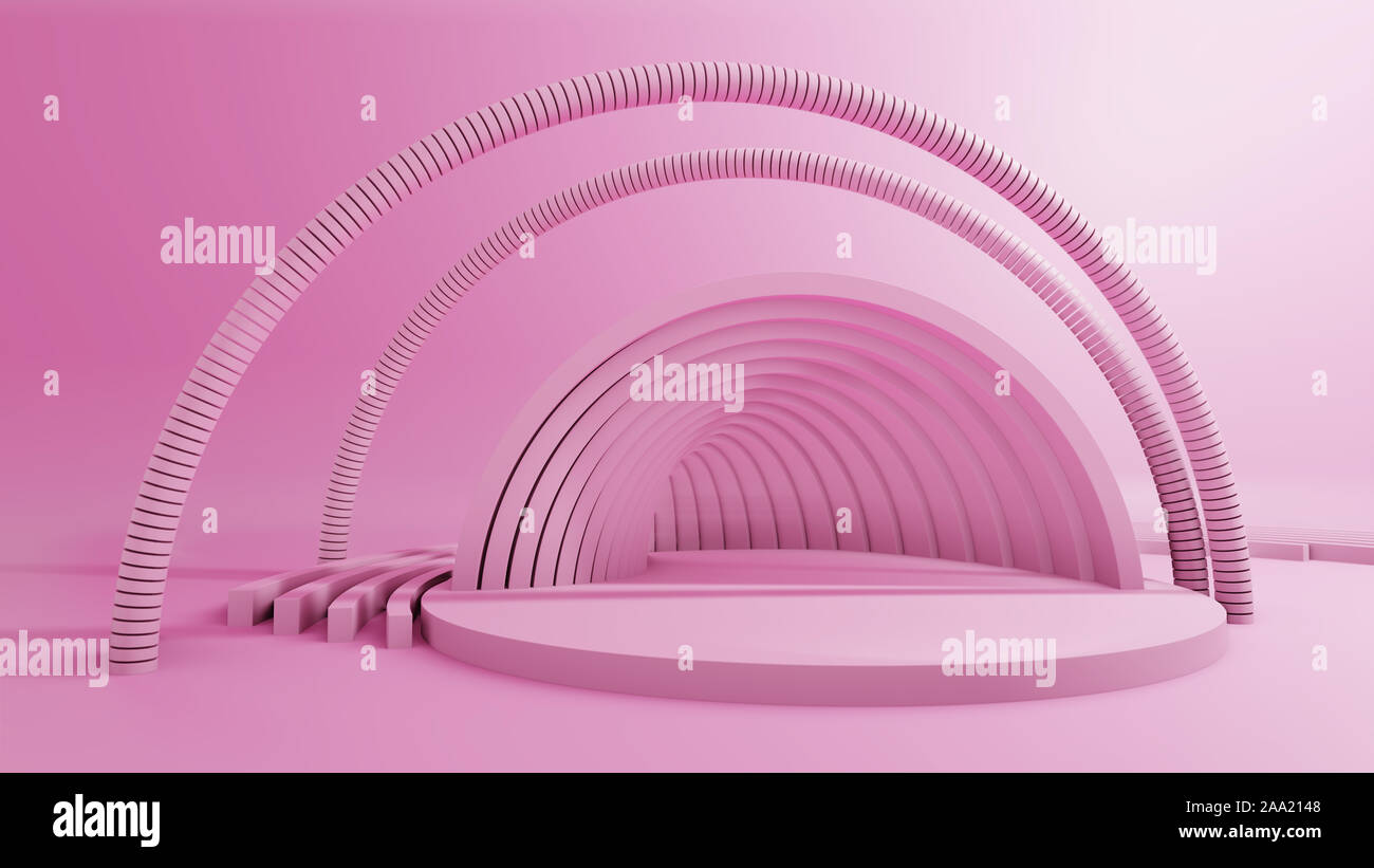 3D rendering, Abstract Geometric Background, Modern Minimalistic Mock ...