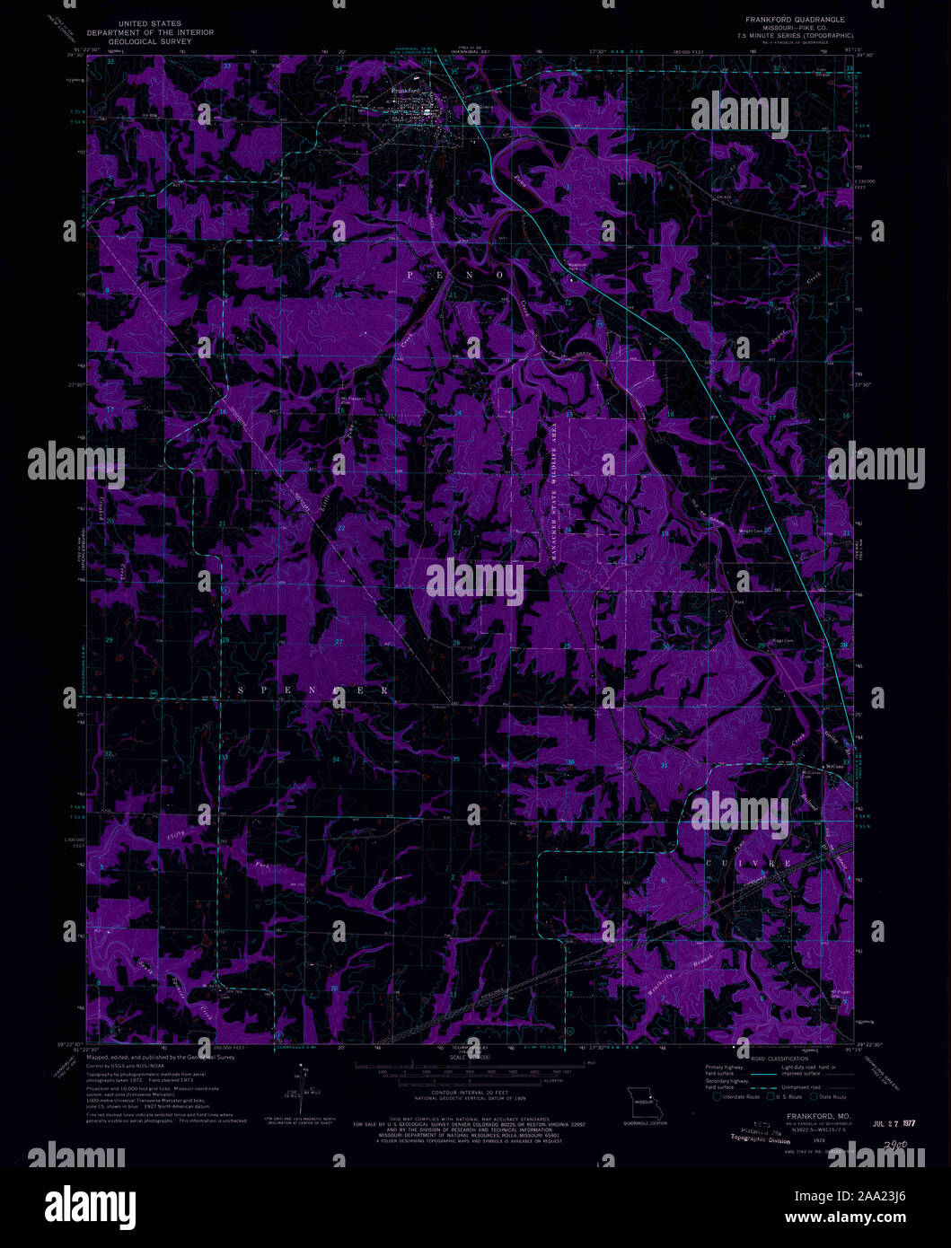 Map of frankford hires stock photography and images Alamy