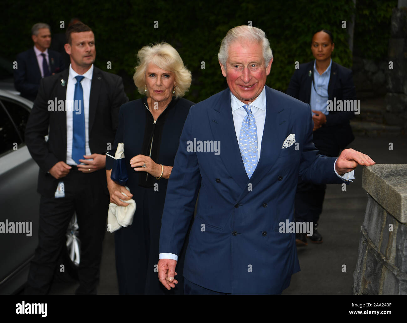The Prince of Wales and The Duchess of Cornwall attend a reception ...