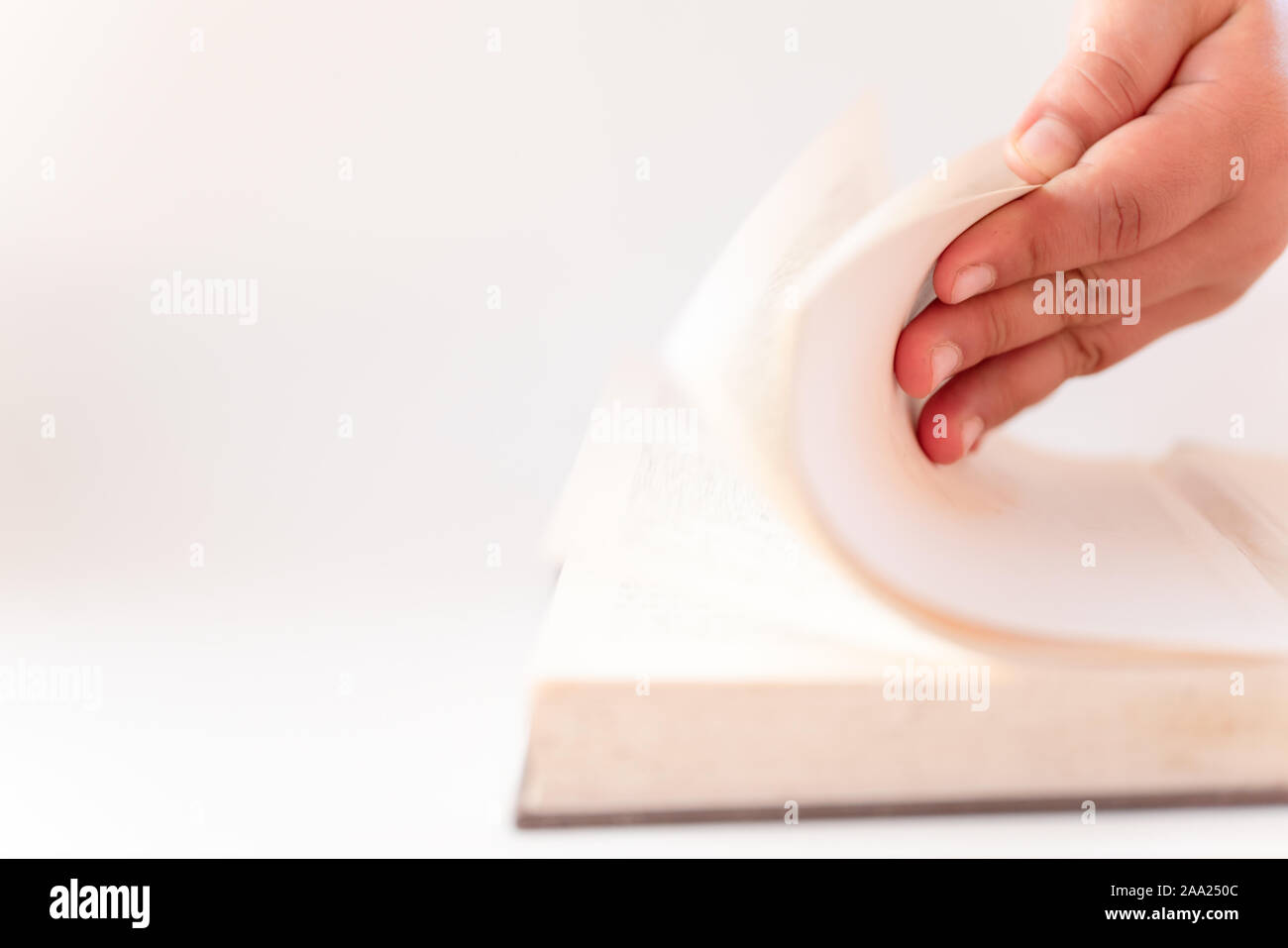 The first page of the book is thick Stock Photo - Alamy