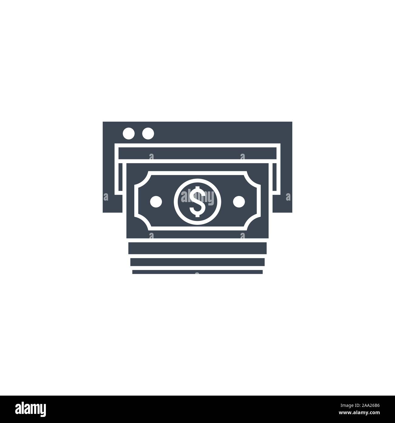 Cash out icon vector hi-res stock photography and images - Alamy
