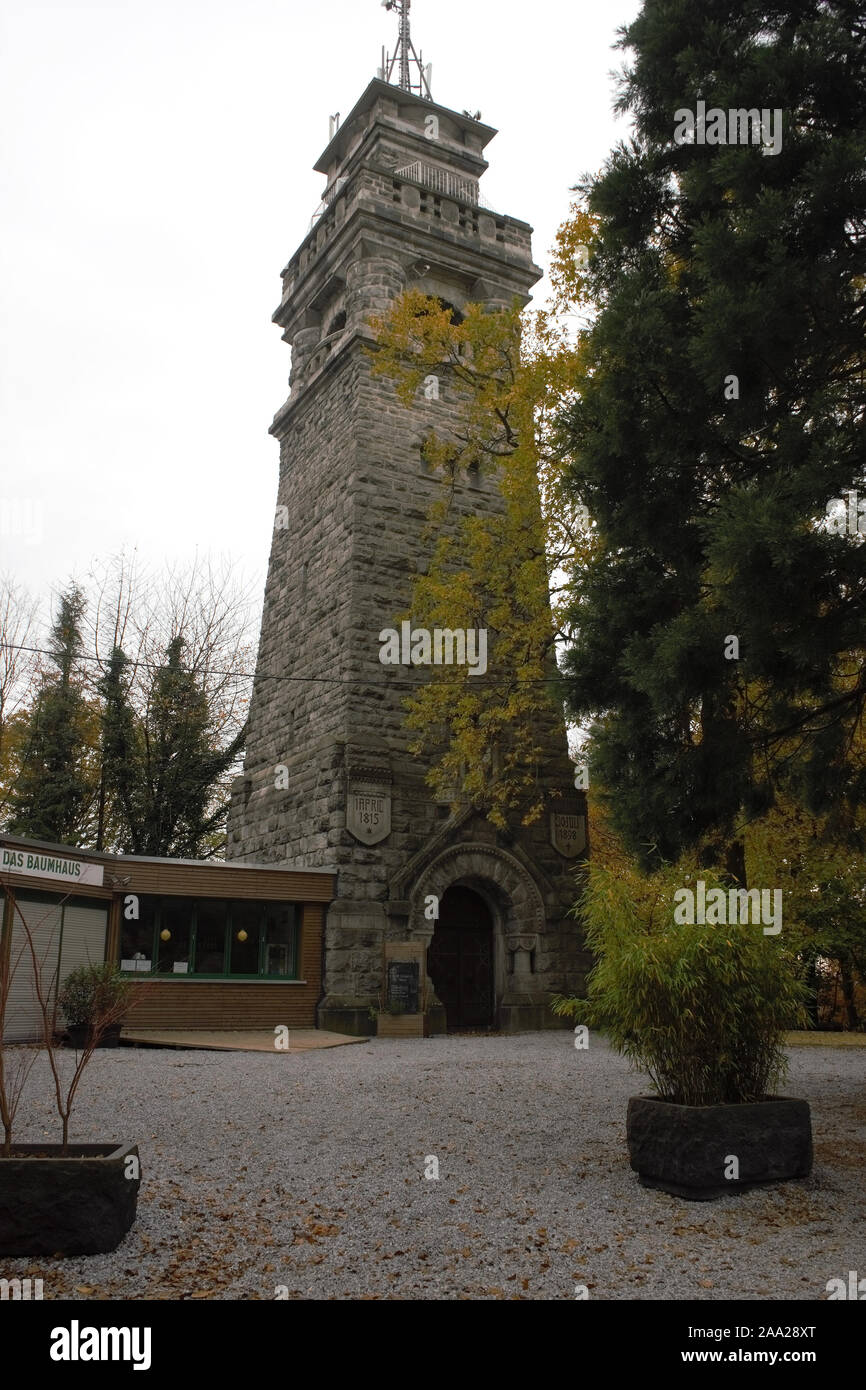 bismarck turm in velbert langenberg Stock Photo