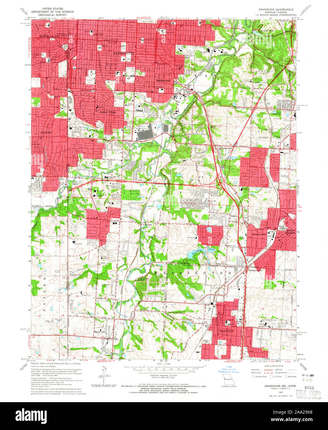 Map of grandview hires stock photography and images Alamy