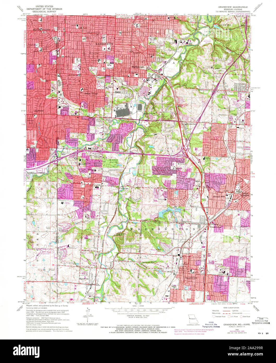 Grandview missouri map Cut Out Stock Images & Pictures Alamy