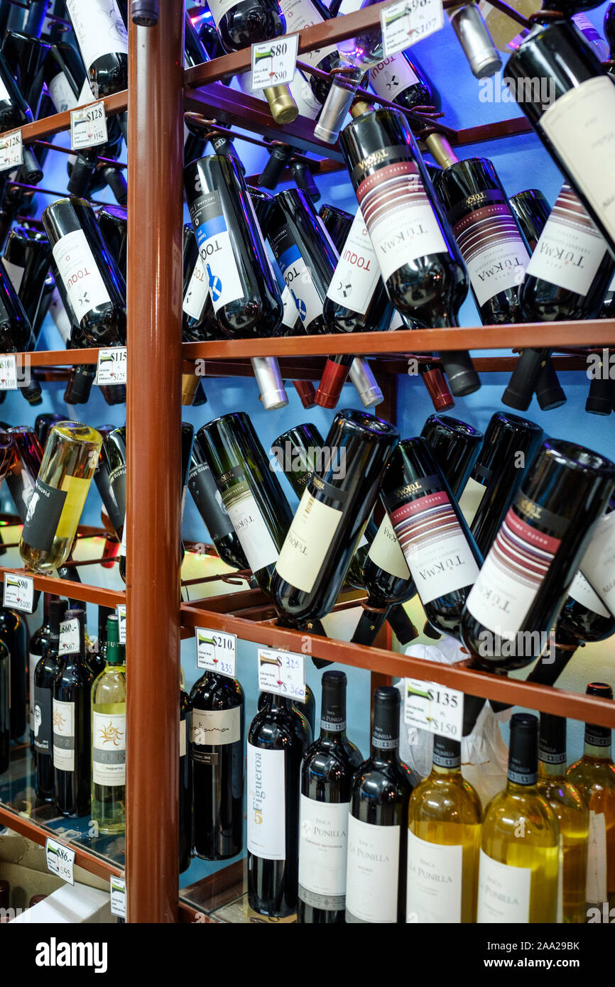 Wine shop in Cafayate, Argentina Stock Photo