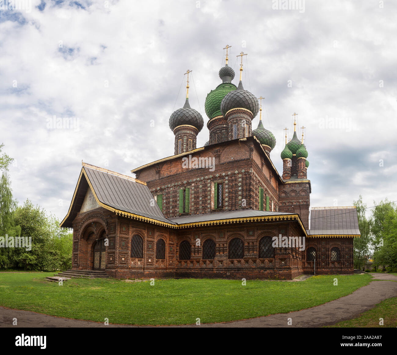 Yaroslavl, the Church of St. John the Baptist in Tolchkovo. Beautiful ...