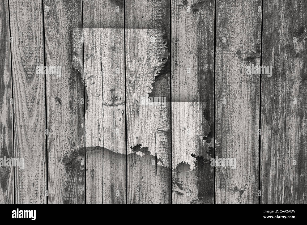 Map of Louisiana on weathered wood Stock Photo - Alamy