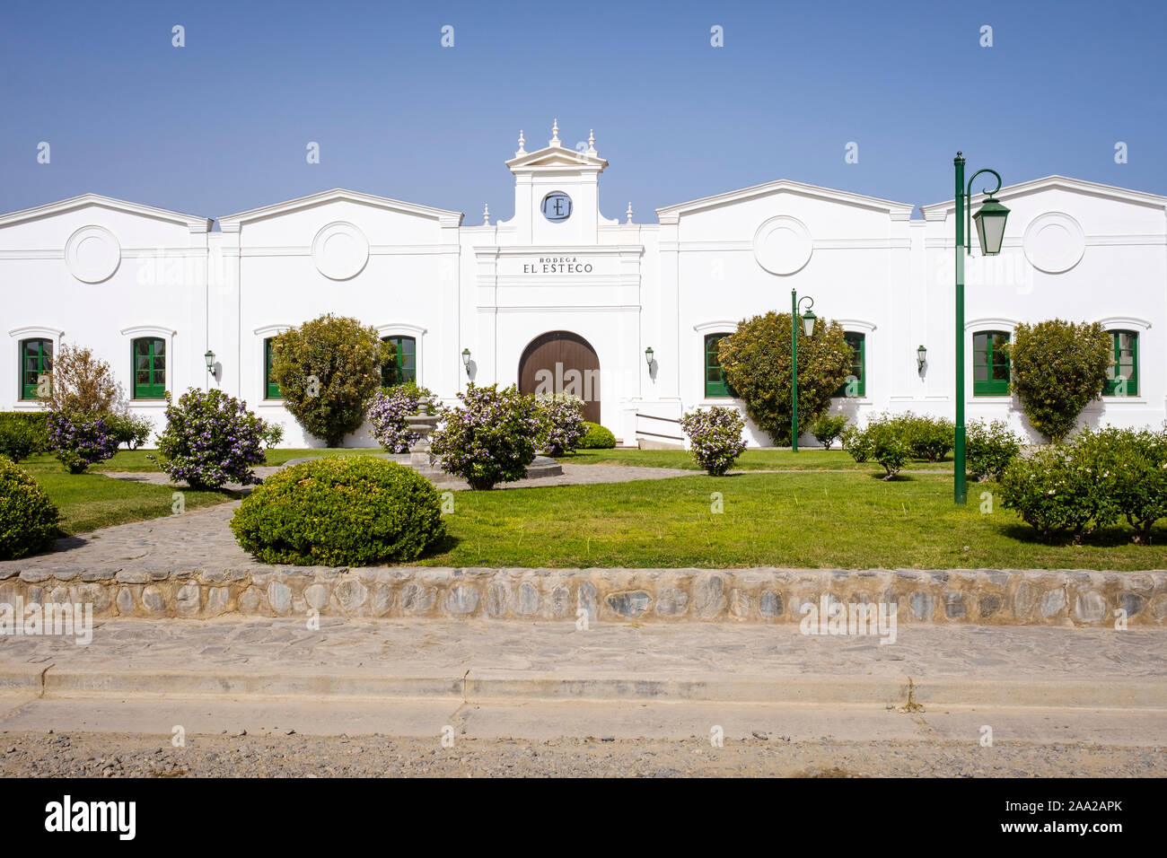 Bodega El Esteco (Winery Estate) main building in Cafayate, Argentina Stock Photo