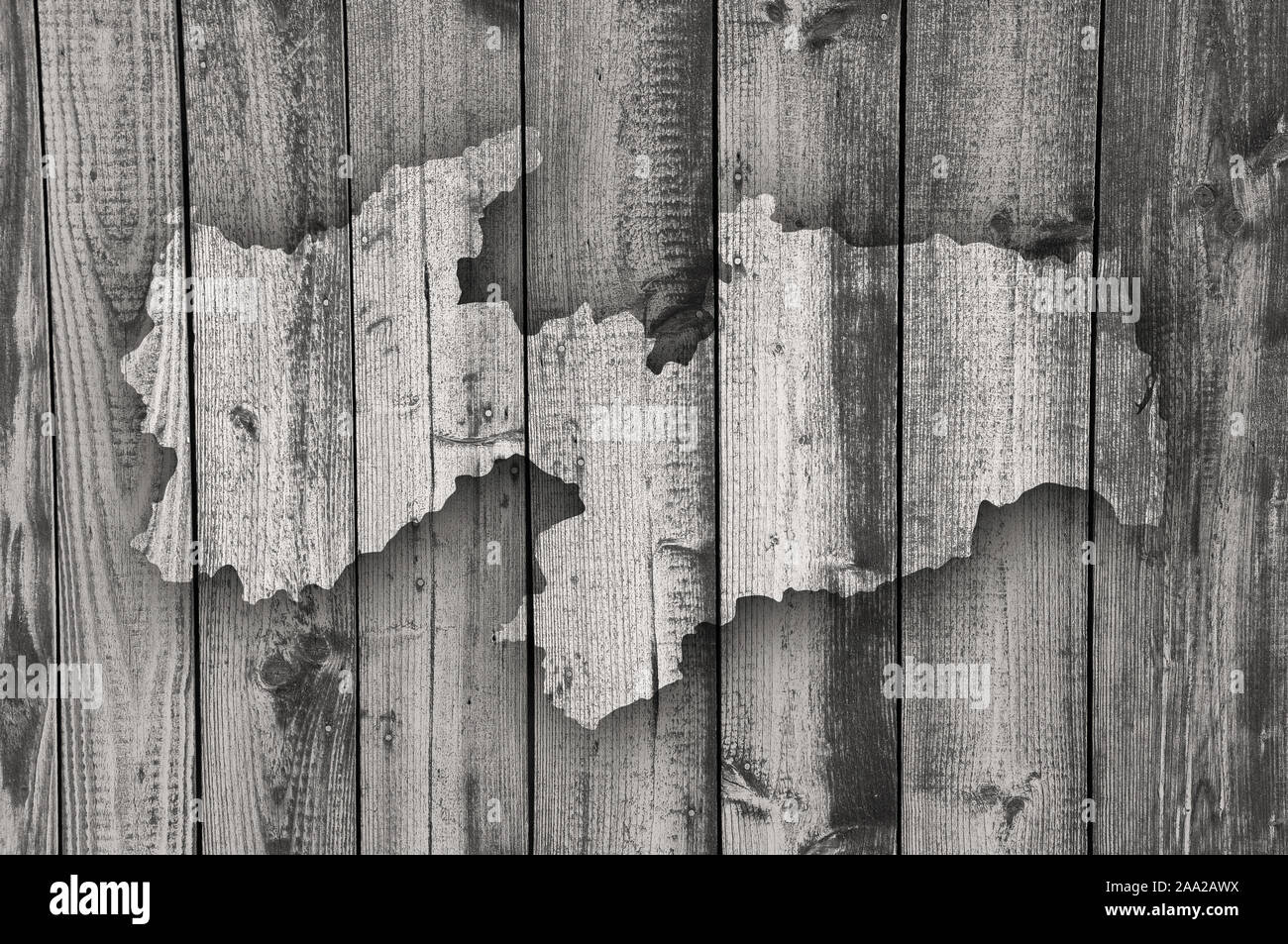 Map of Paraiba on weathered wood Stock Photo - Alamy