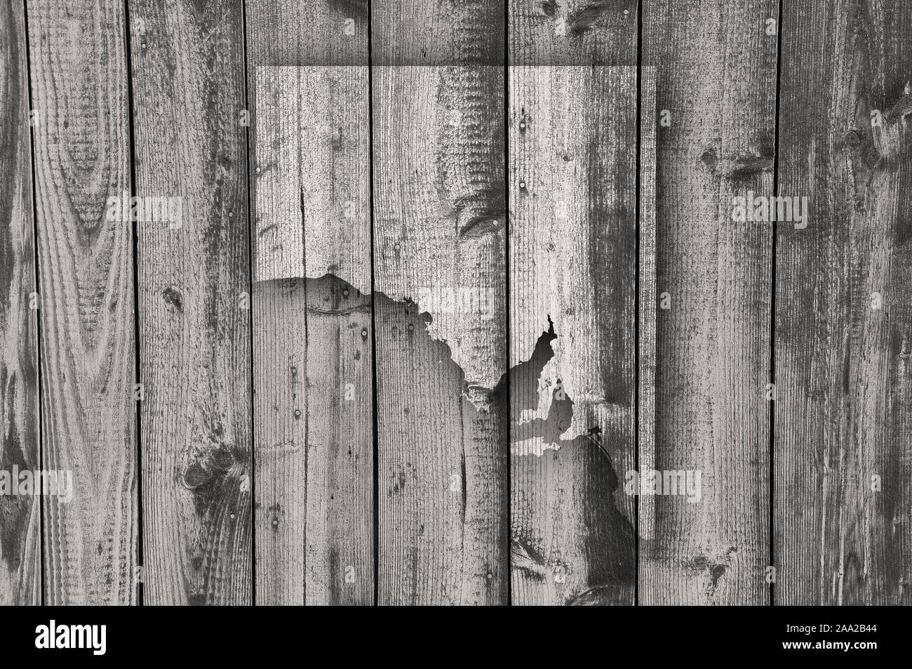 Map of South Australia on weathered wood Stock Photo - Alamy