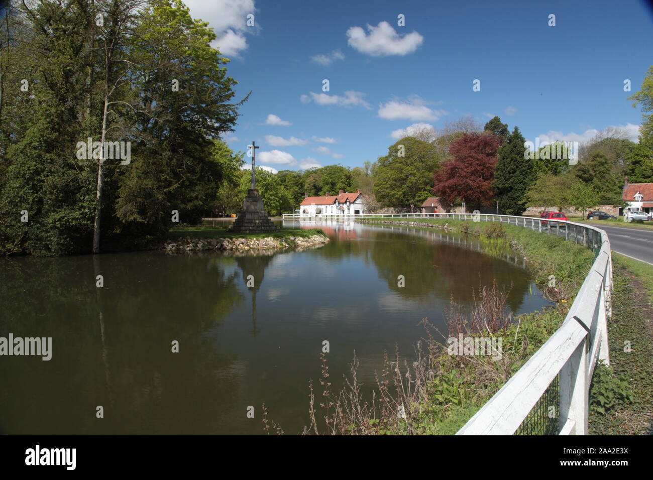 Burton, Yorkshire Village Stock Photo Alamy