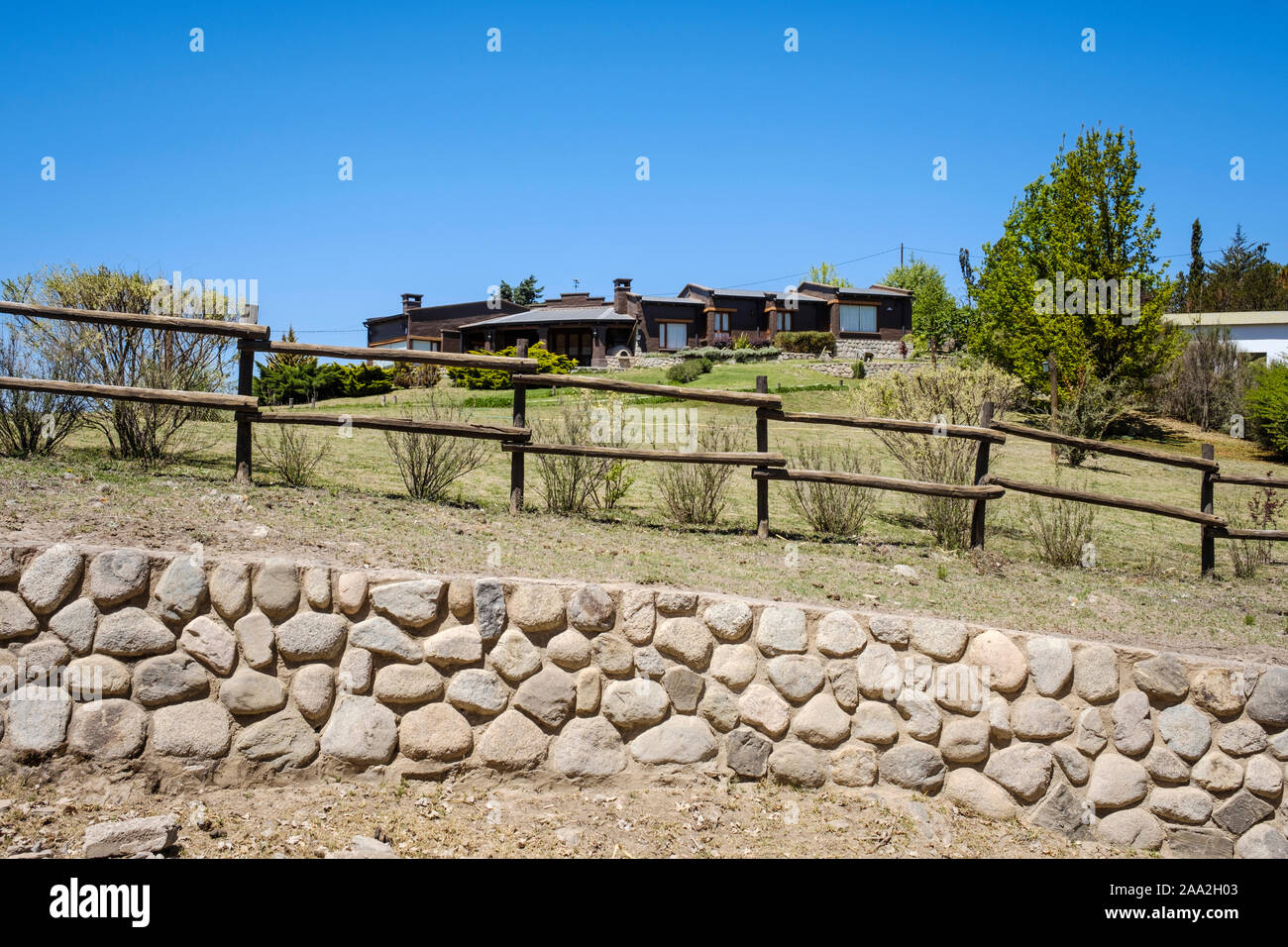 High standard properties in Tafí del Valle, Argentina Stock Photo