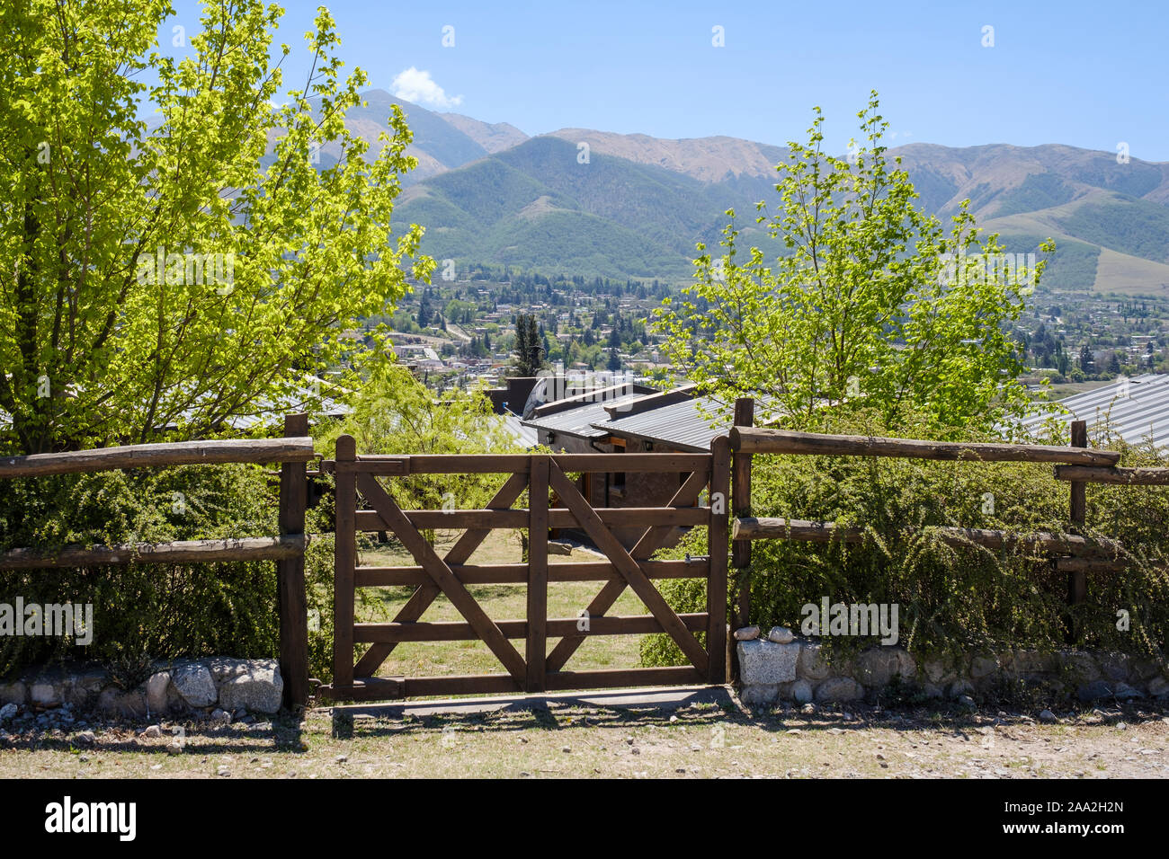 High standard properties in Tafí del Valle, Argentina Stock Photo