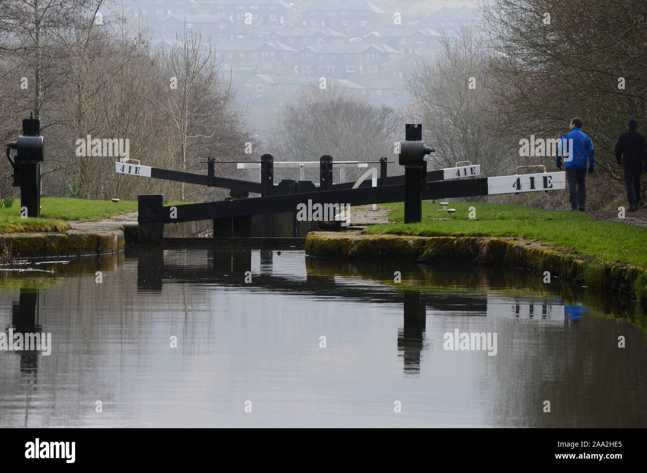 British canal network, victorian inland waterways system Stock Photo ...