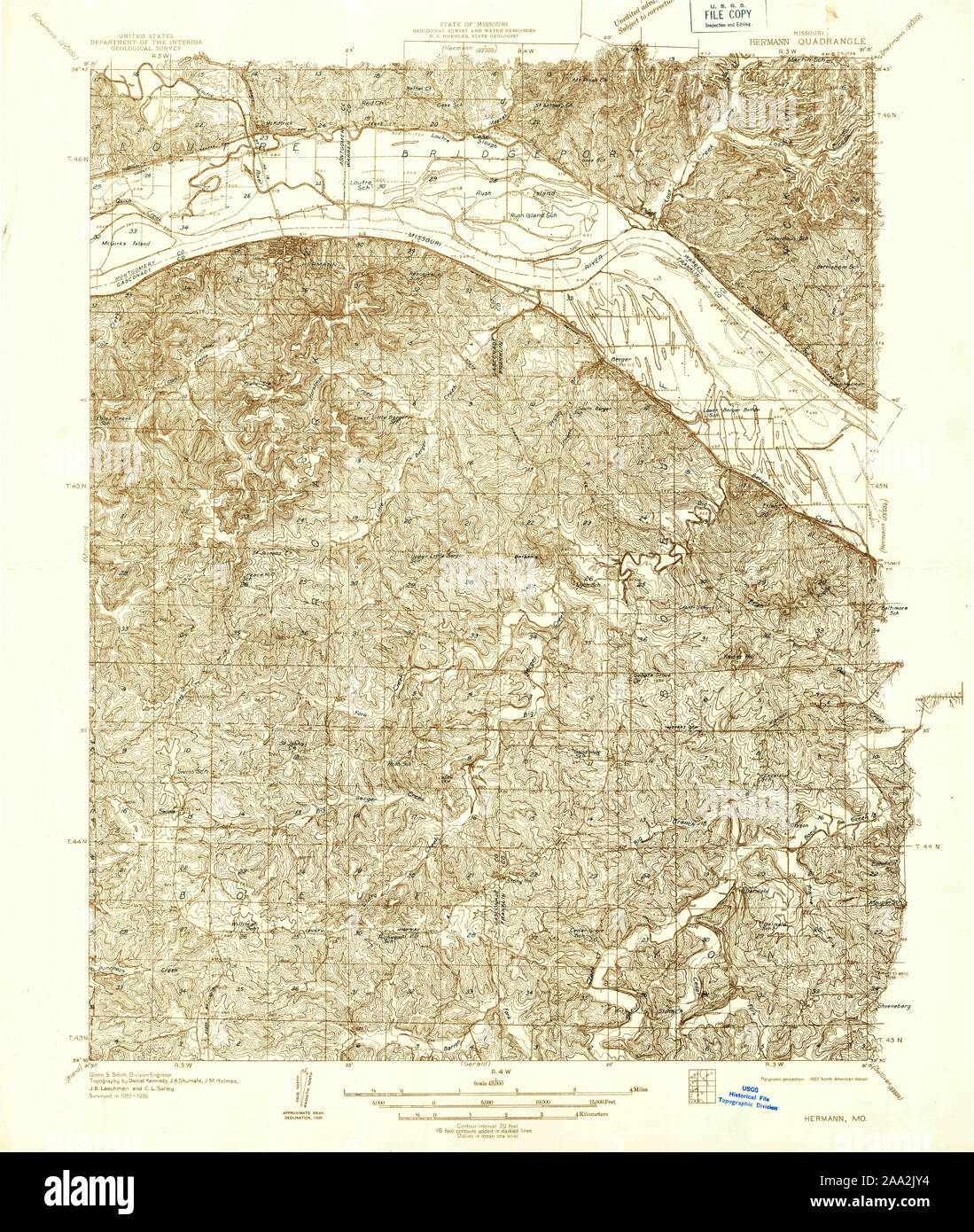 Map of hermann missouri hires stock photography and images Alamy