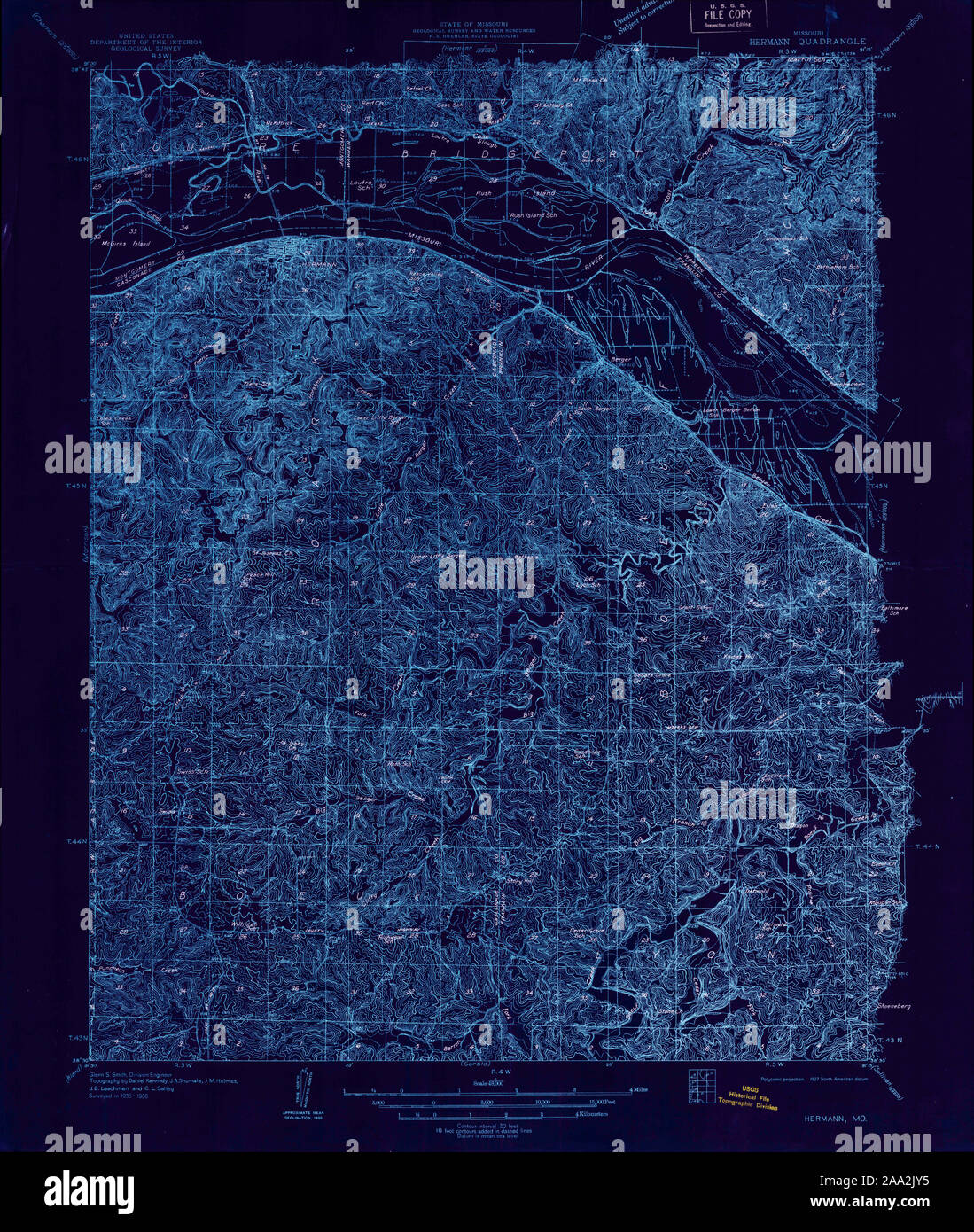 Map of hermann missouri hires stock photography and images Alamy