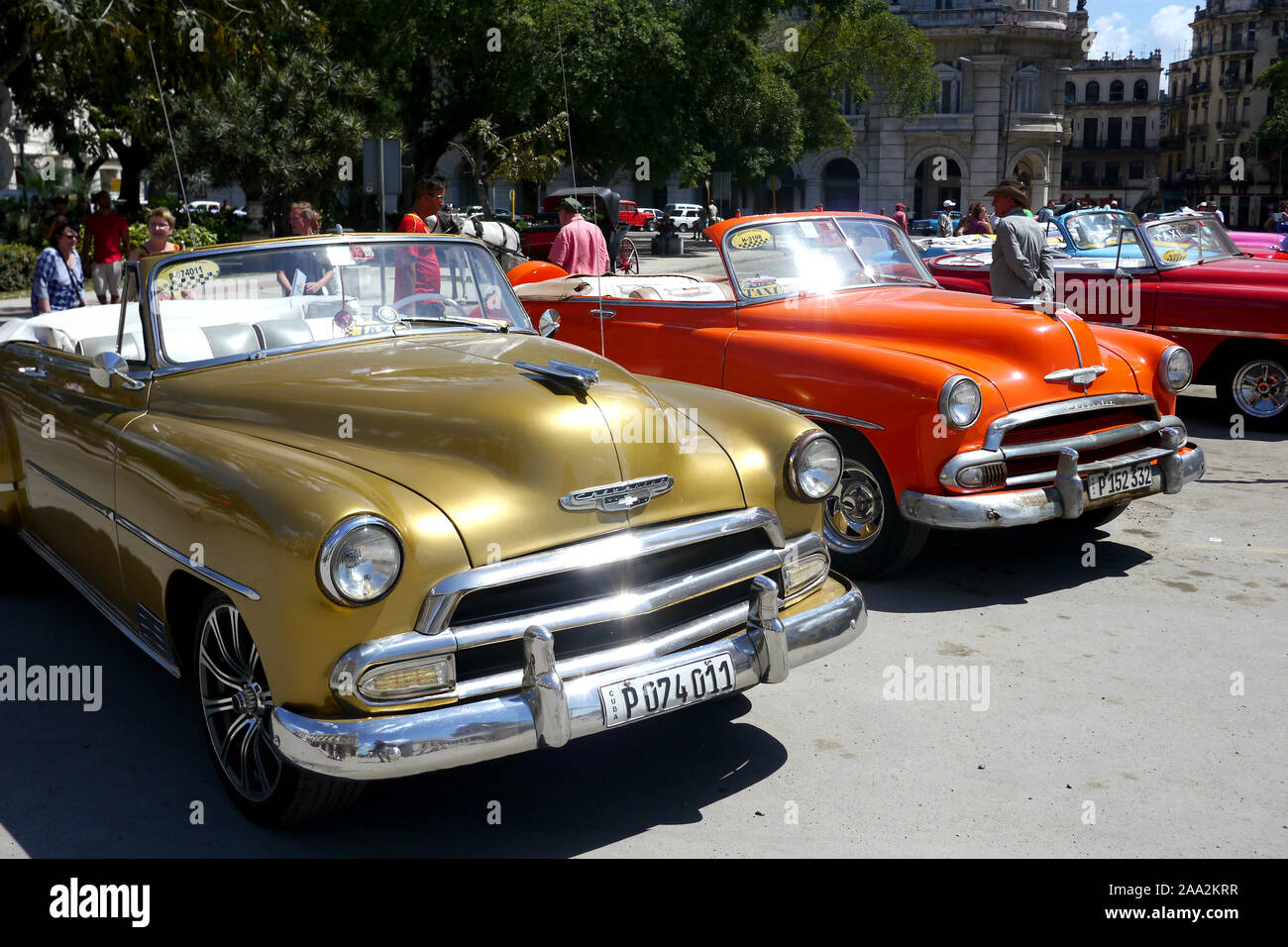 Cuban restored car hires stock photography and images Alamy