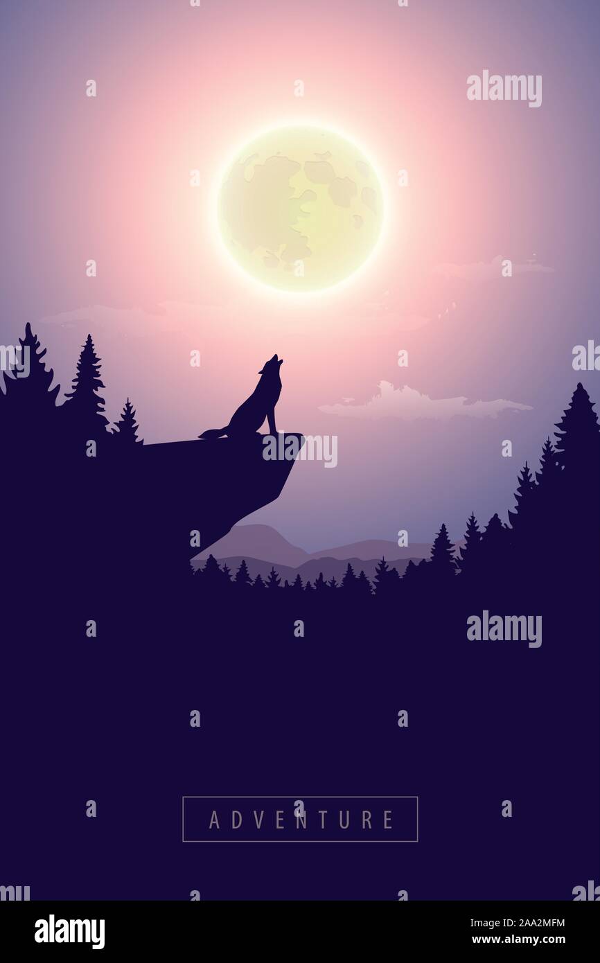 Coyote Howl Moon High Resolution Stock Photography And Images Alamy