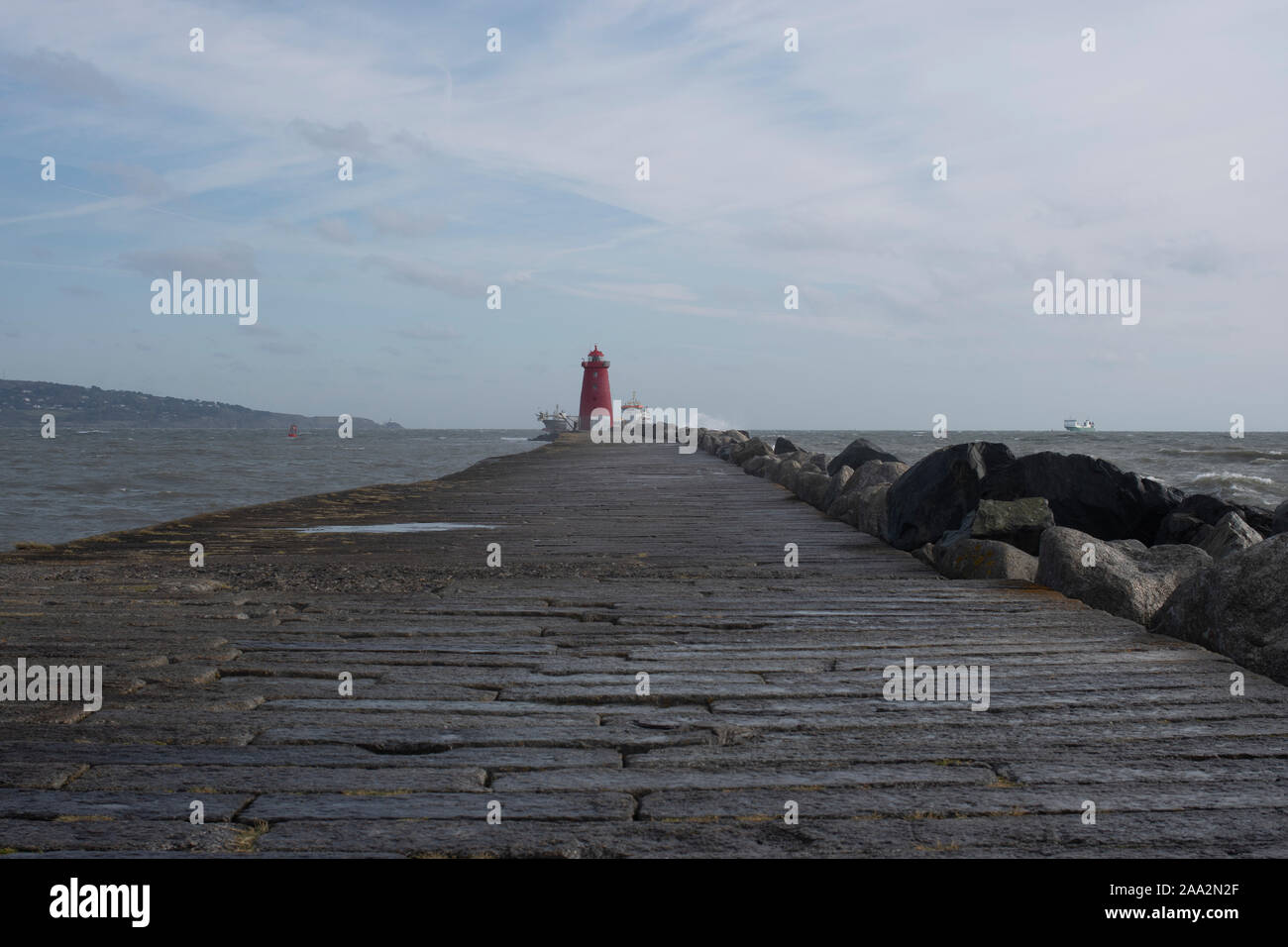 The South Great Wall in Dublin Stock Photo Alamy