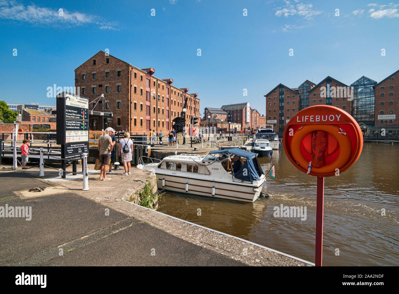 Gloucester Docks, Victoria Dock, restored, Waterfront area, boats