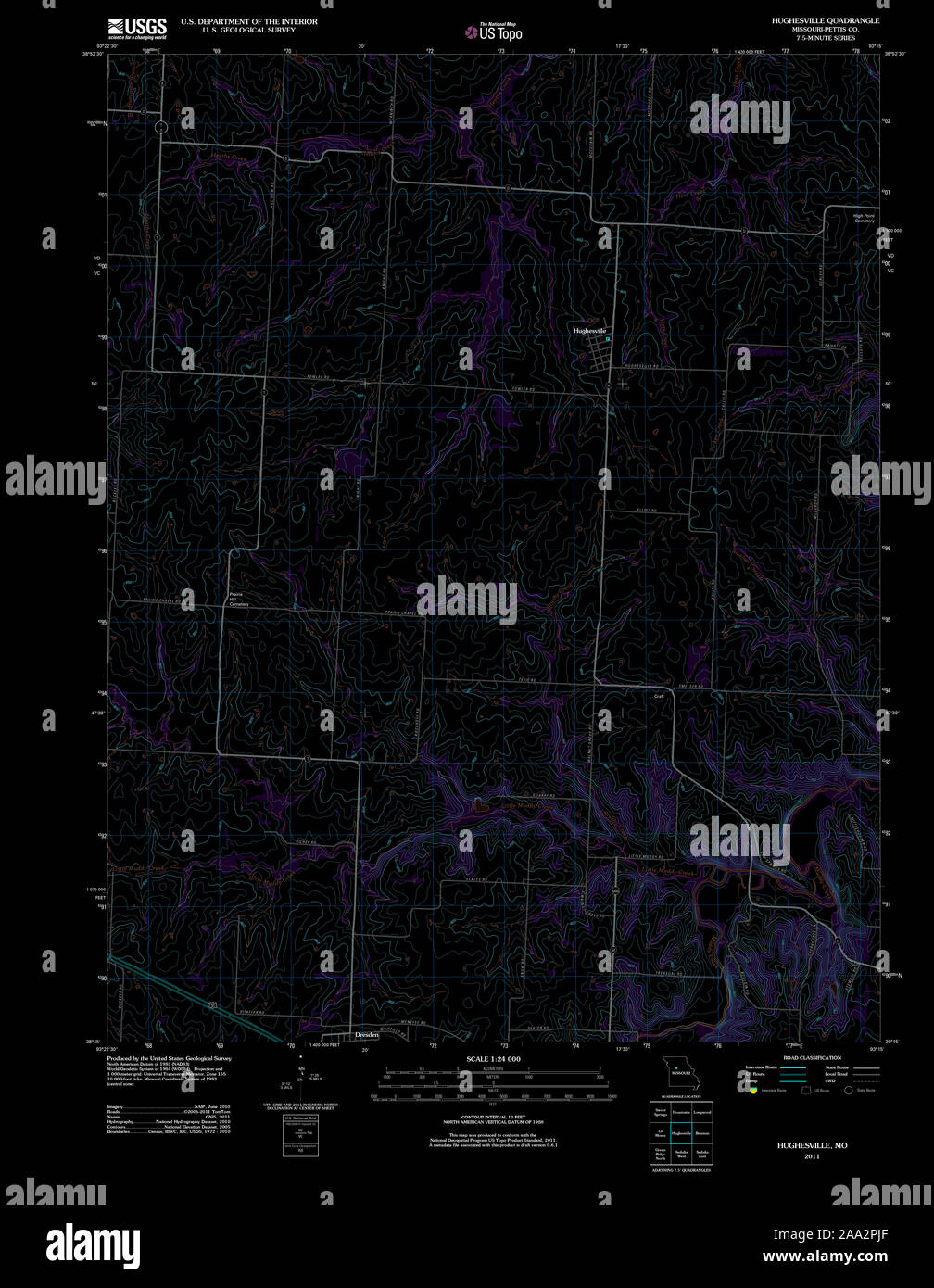 Map of hughesville hi-res stock photography and images - Alamy