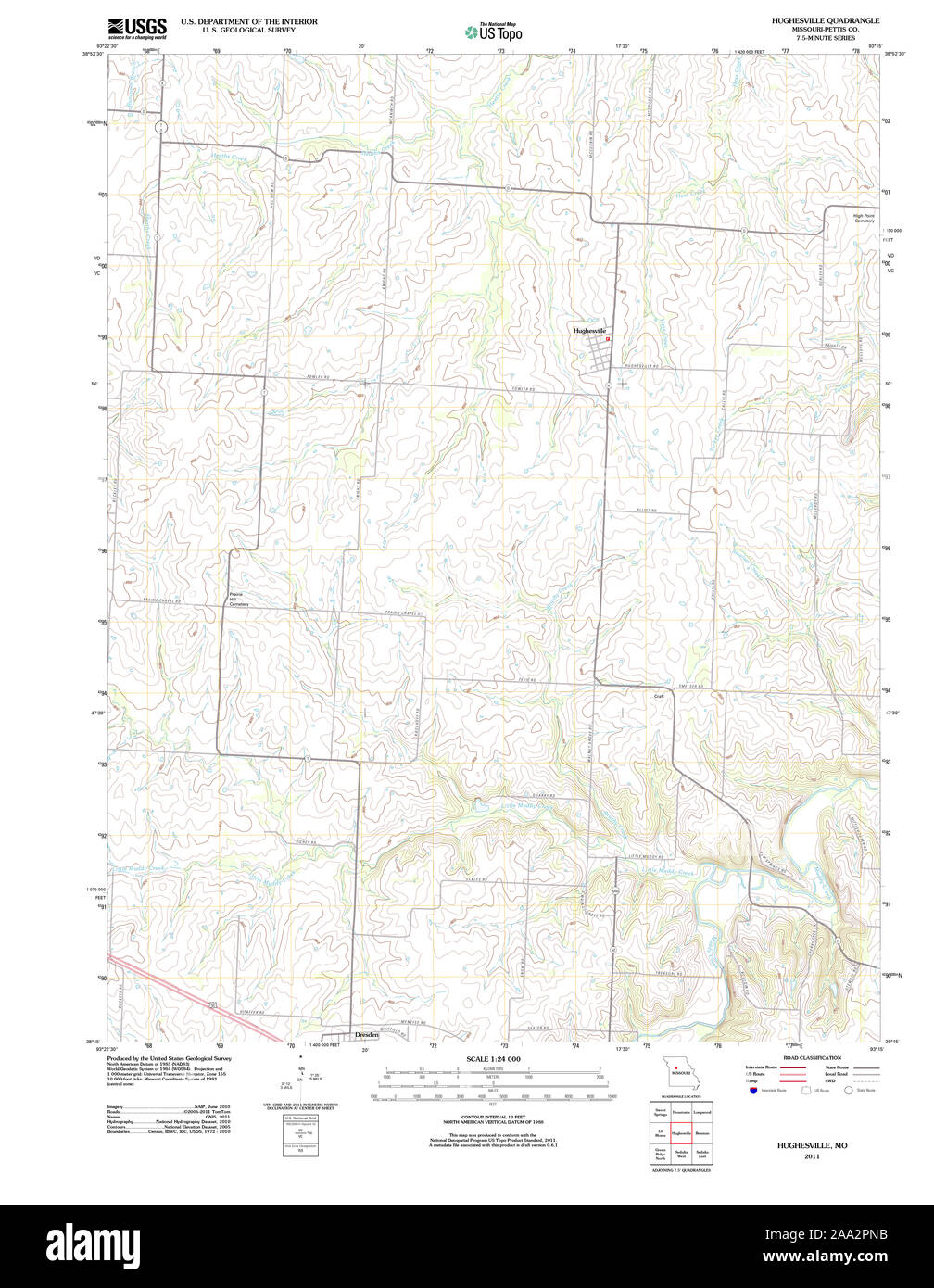 Hughesville map hires stock photography and images Alamy