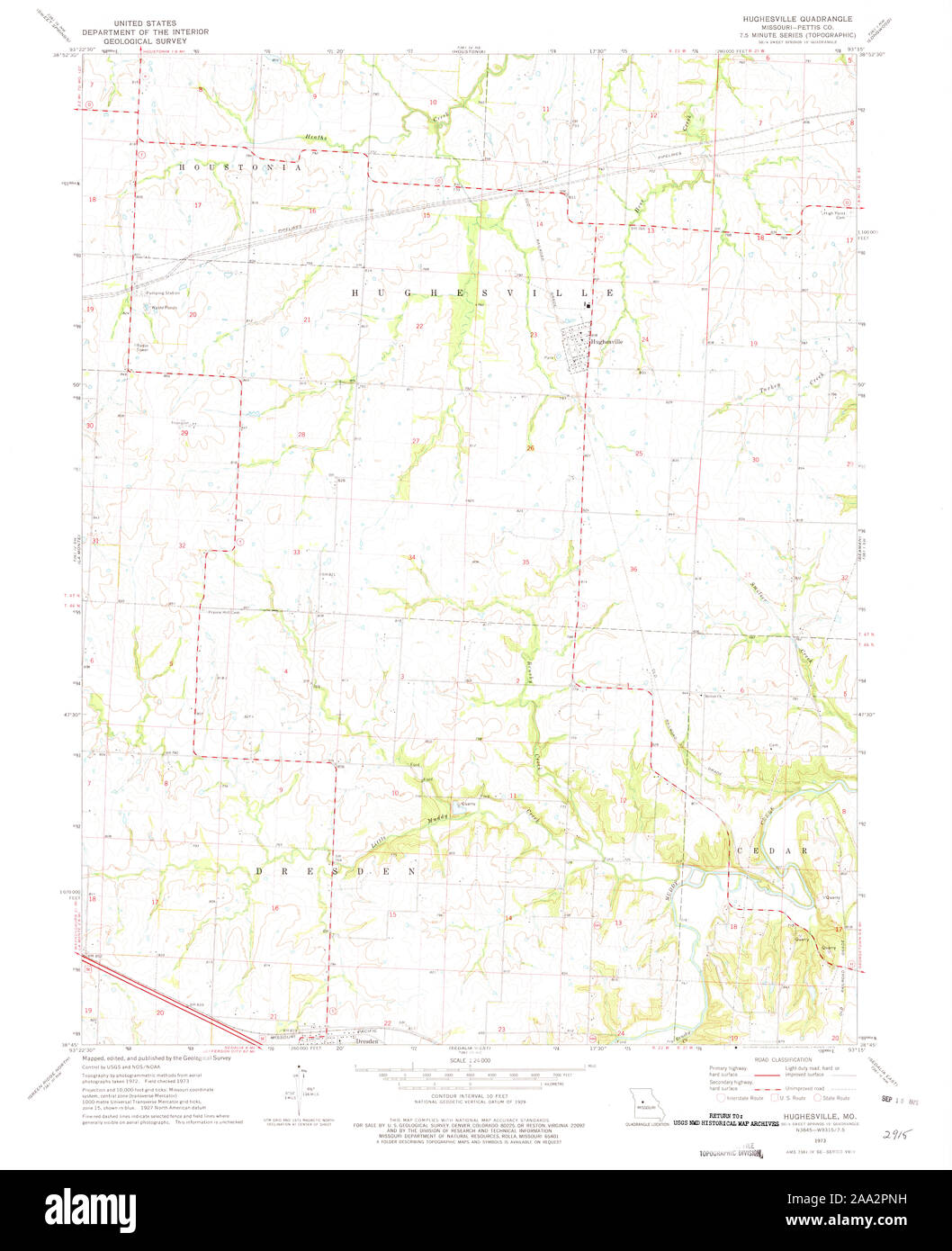 Hughesville map hires stock photography and images Alamy
