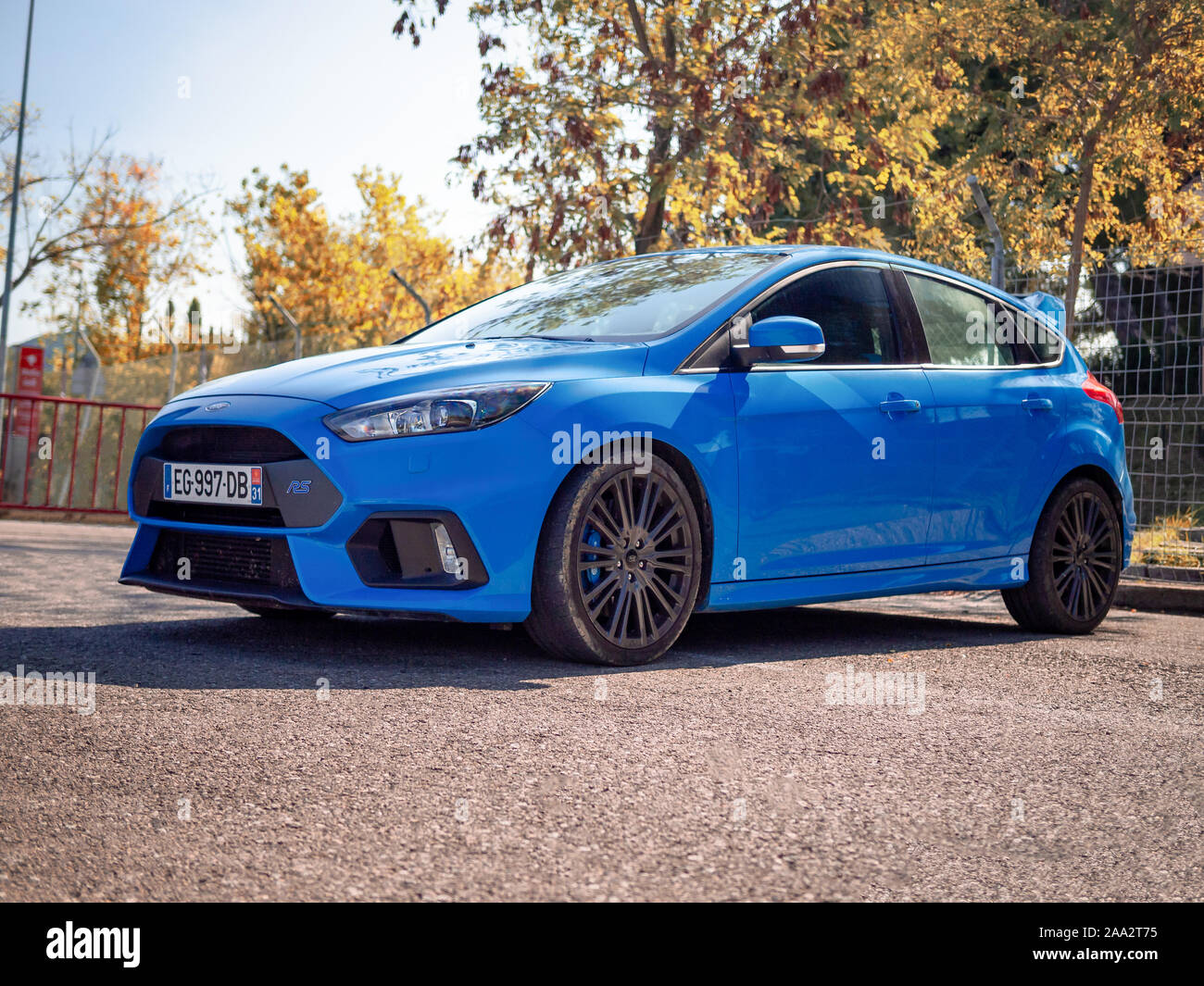 MONTMELO, SPAIN-SEPTEMBER 29, 2019: Ford Focus RS/SVT (Rally Sport) III (MKIII)(third generation) Stock Photo