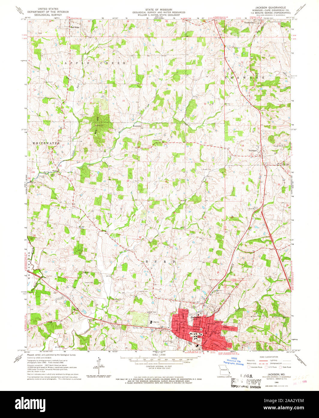 Jackson missouri map hires stock photography and images Alamy