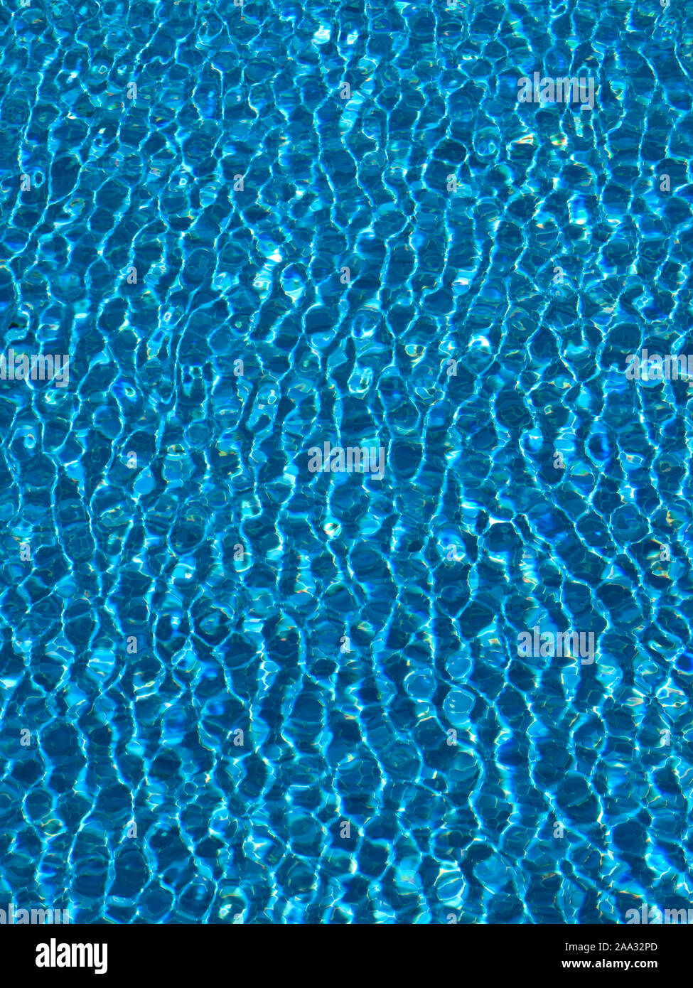 An abstract image showing ripples from a swimming pool suitable as a ...