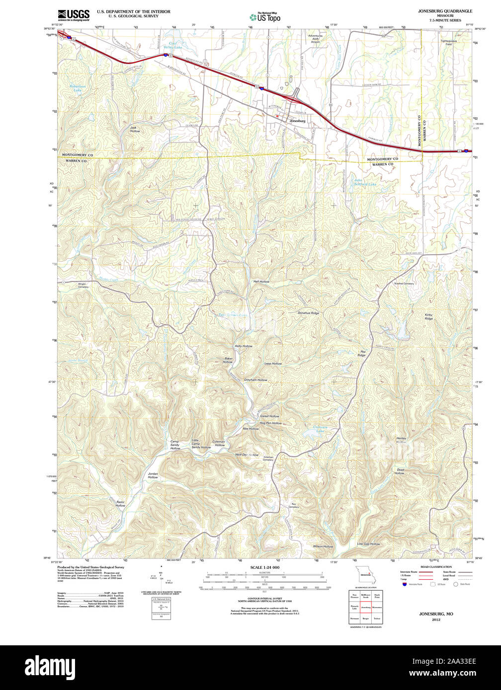 Map of jonesburg Cut Out Stock Images & Pictures Alamy