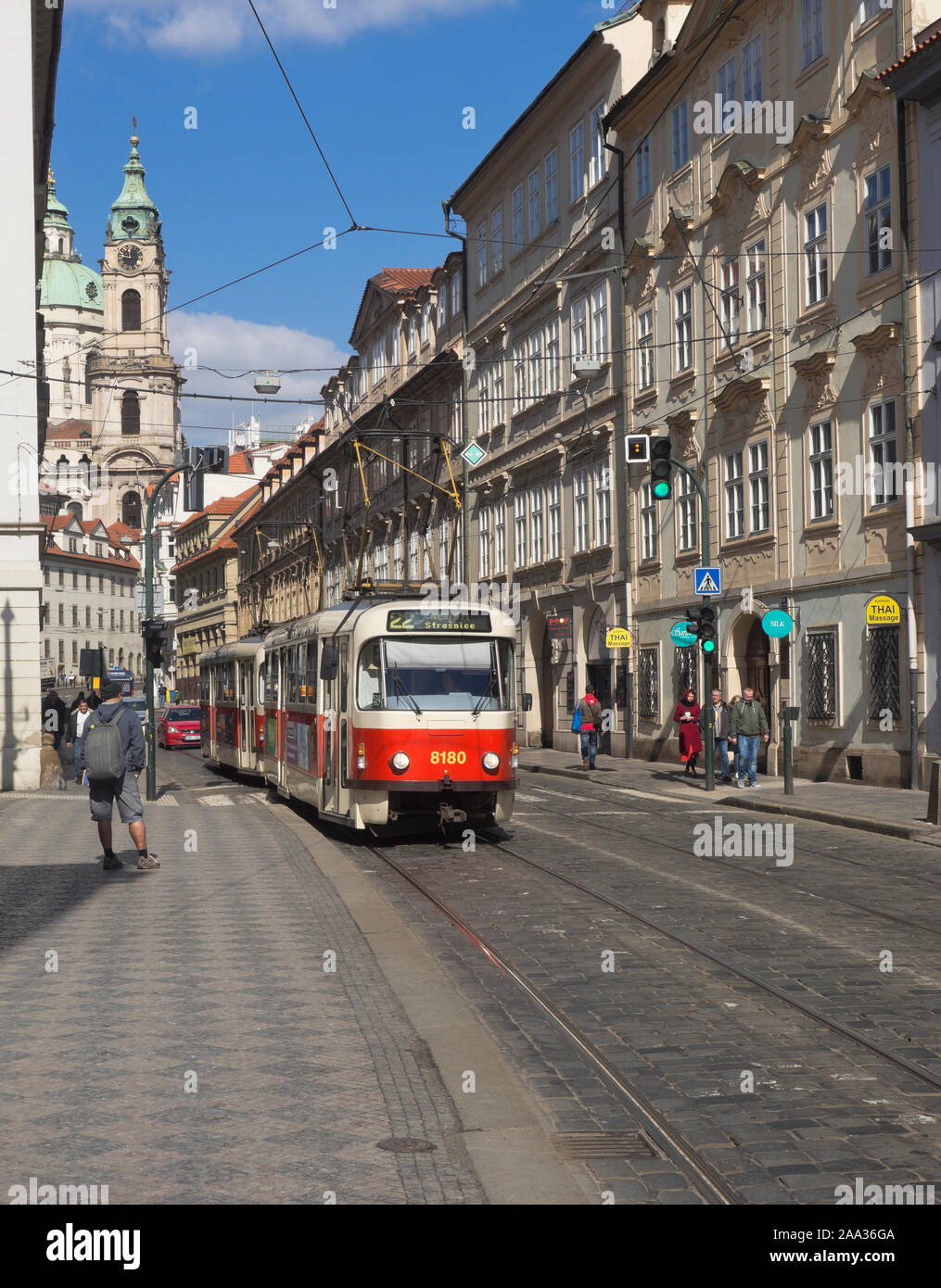 Prague Tram 22 High Resolution Stock Photography and Images - Alamy