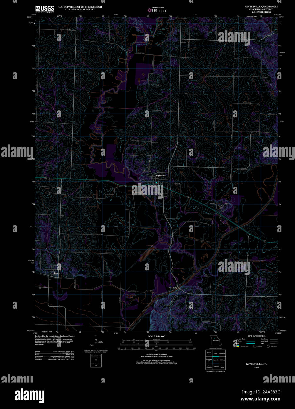 Map of keytesville hires stock photography and images Alamy
