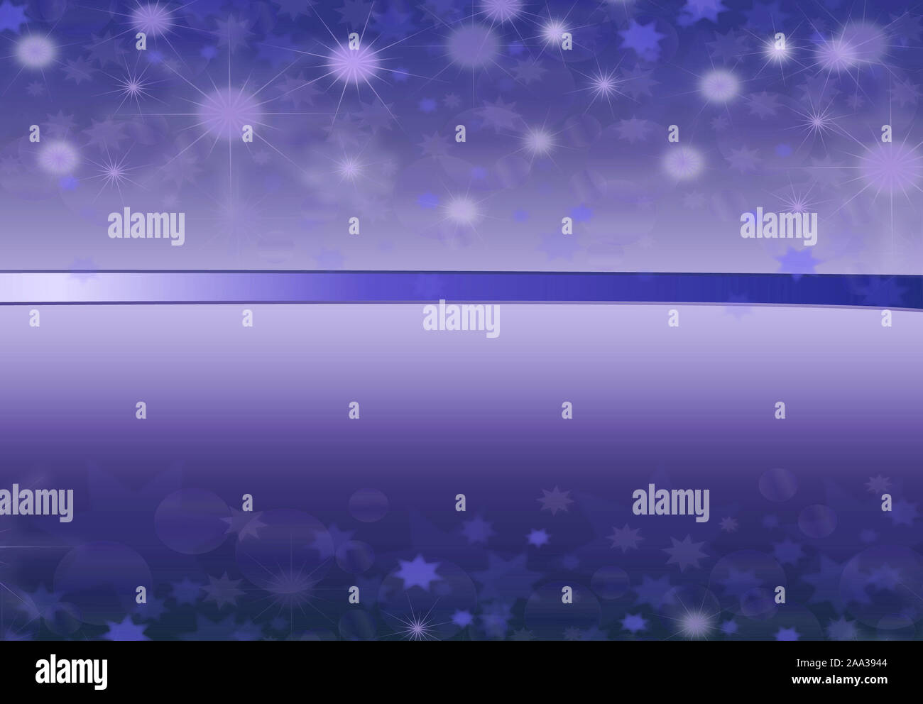 Abstract blue background with lights and stars for christmas and new ...