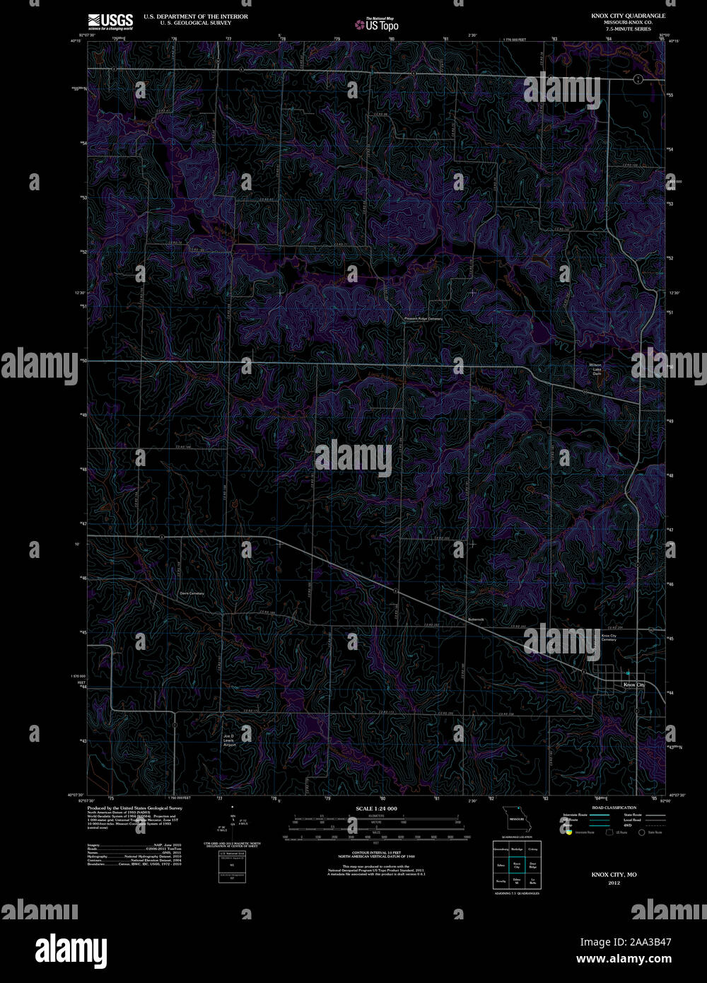 Map of knox city hires stock photography and images Alamy