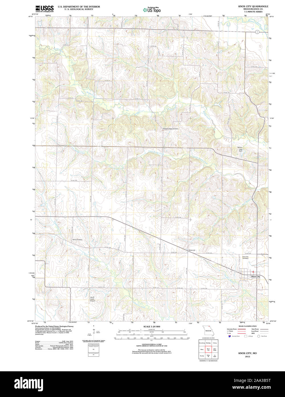 Map of knox city hires stock photography and images Alamy