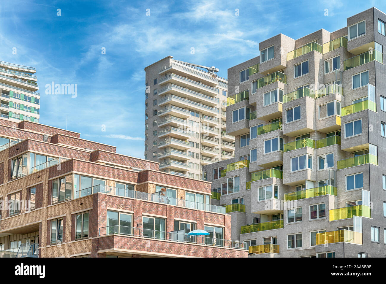 Image showcasing Amsterdam, De Boelelaan, The Netherlands, 08/23/2019, Modern apartments ...