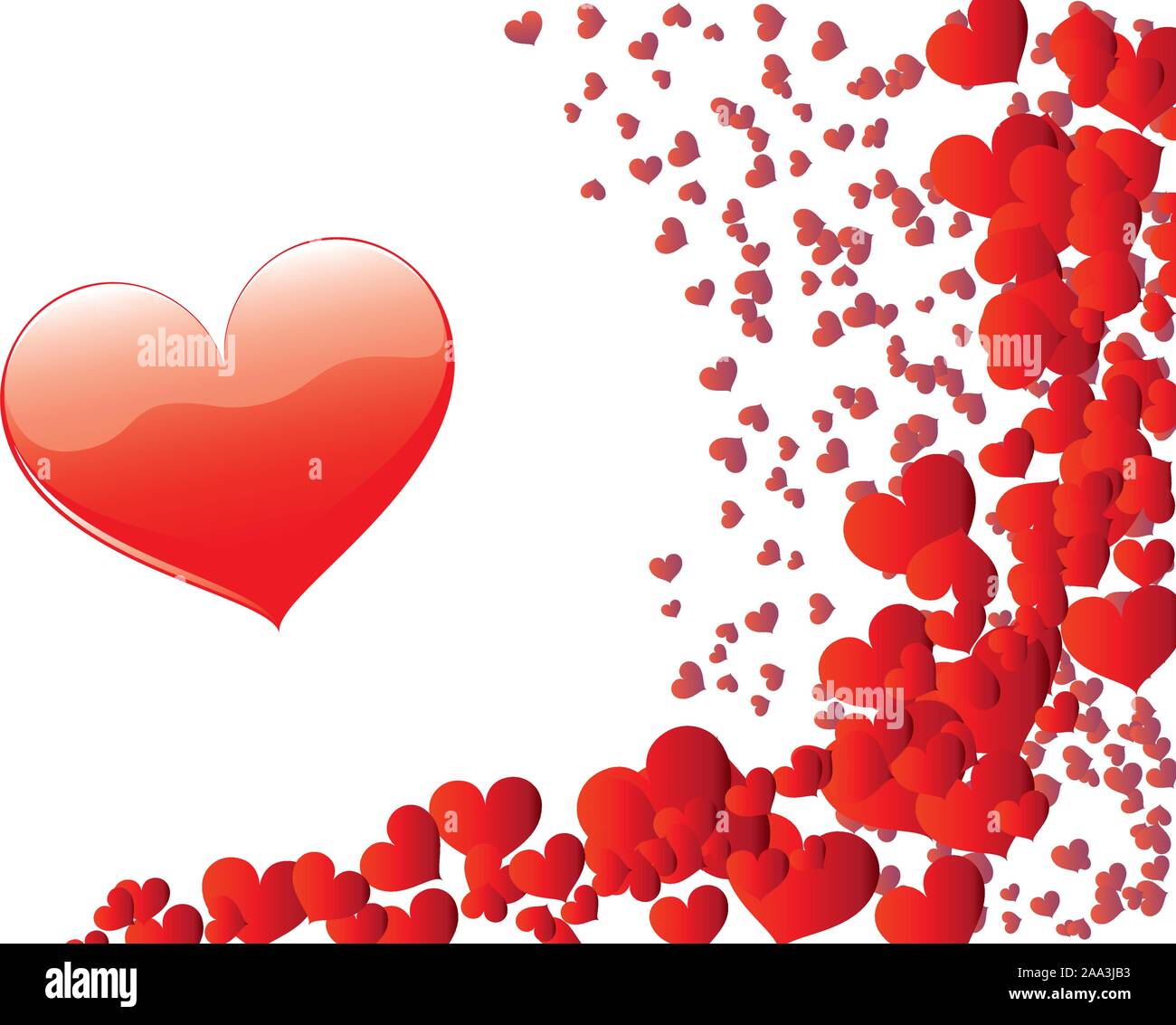 Valentine's Day card Stock Vector Image & Art - Alamy
