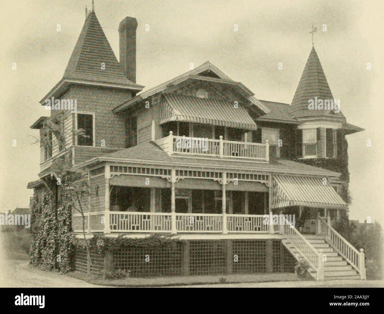 'Sea Bright, Rumson Road, Oceanic, Monmouth Beach, Atlantic Highlands, Leonardville Road, Navesink, Water Witch Club : concerning summer homes along the shores of Monmouth County, New Jersey' (1903) Stock Photo