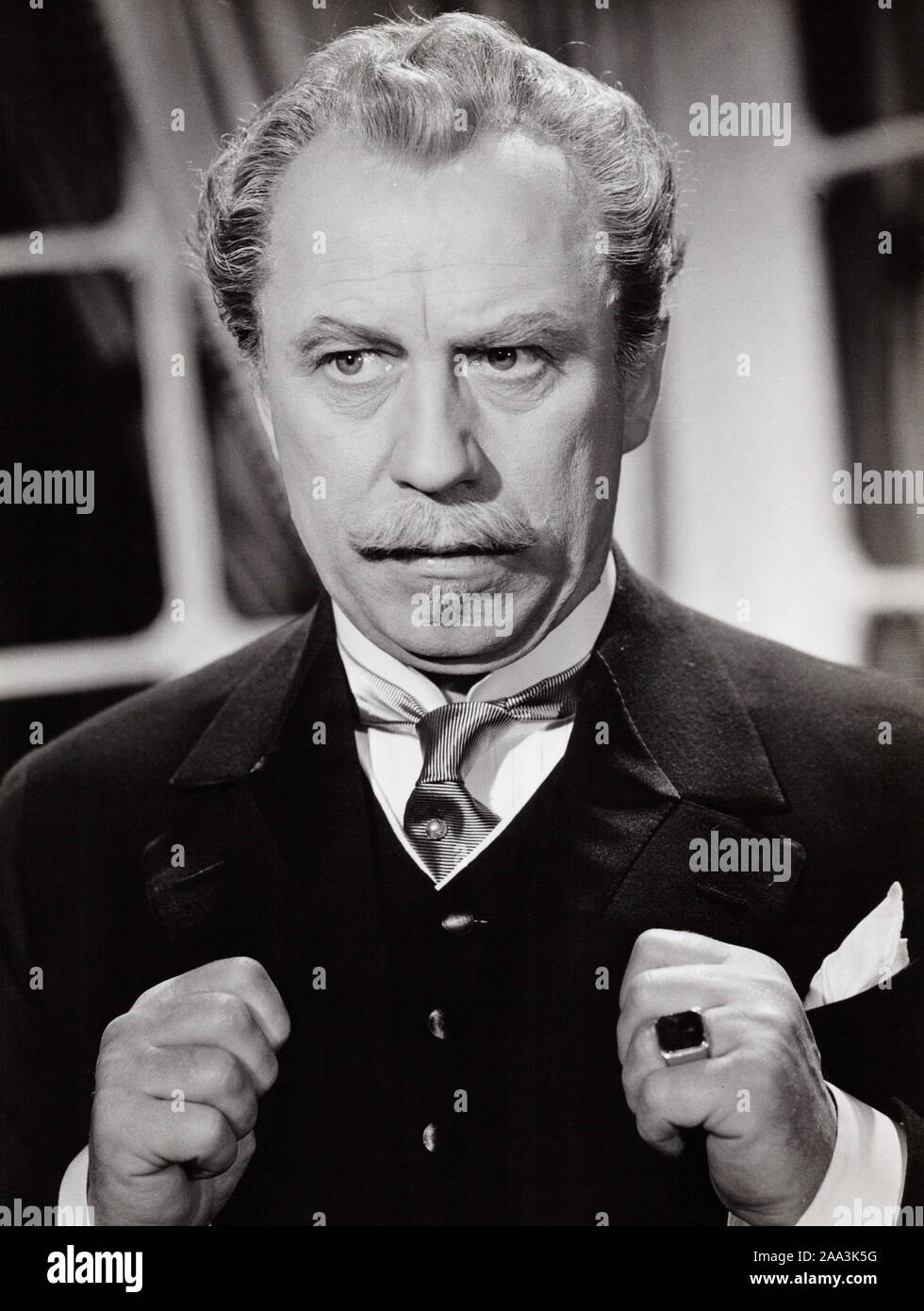 Werner Hinz, deutscher Schauspieler, Deutschland Mitte 1950er Jahre. German actor Werner Hinz, Germany mid 1950s. Stock Photo