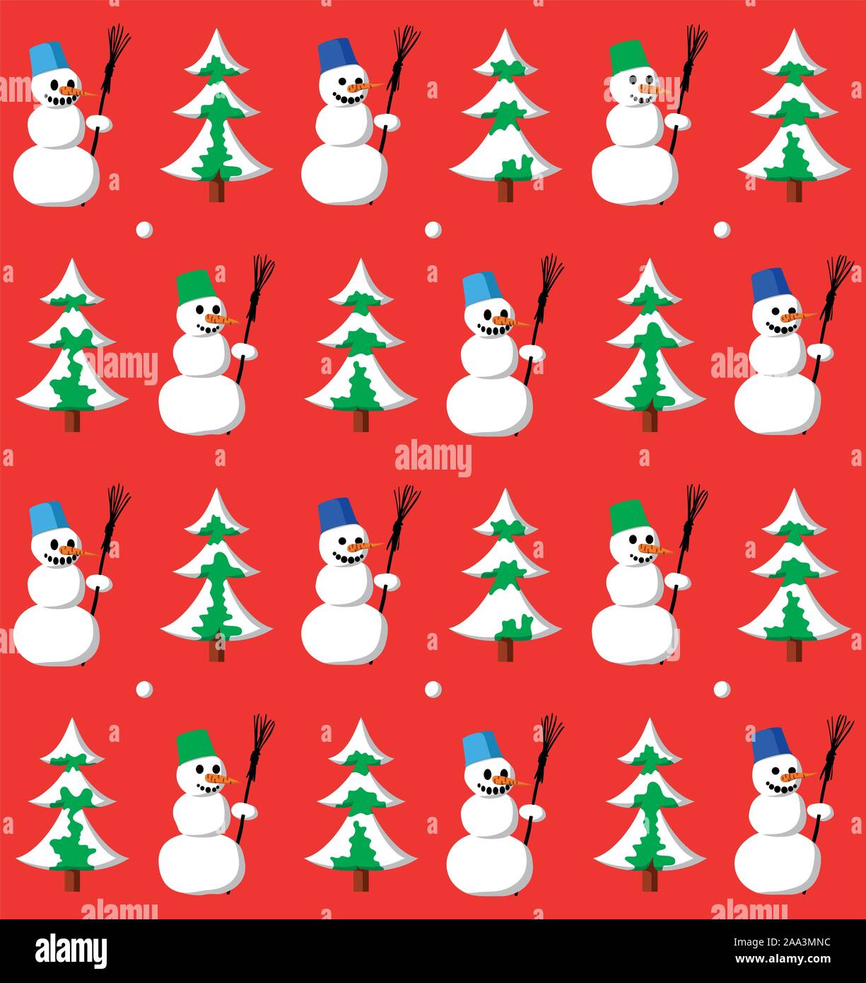 Seamless pattern evergreen tree Stock Vector Images - Alamy